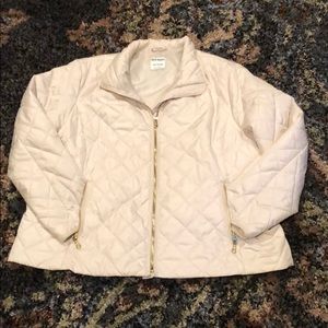 Lightweight Quilted Plus-Size Jacket